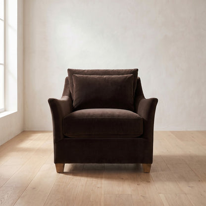 Moreau Chair in Bark Velvet
