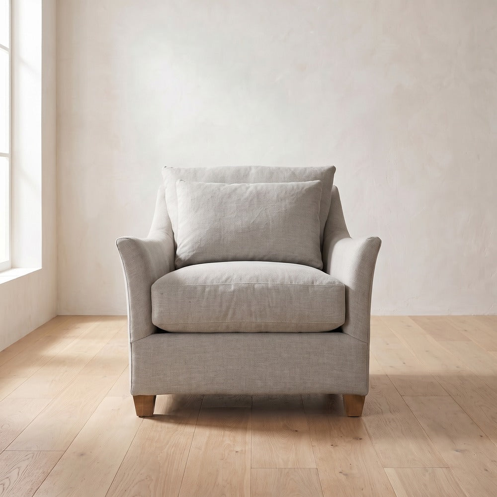 Moreau Chair in Natural Linen