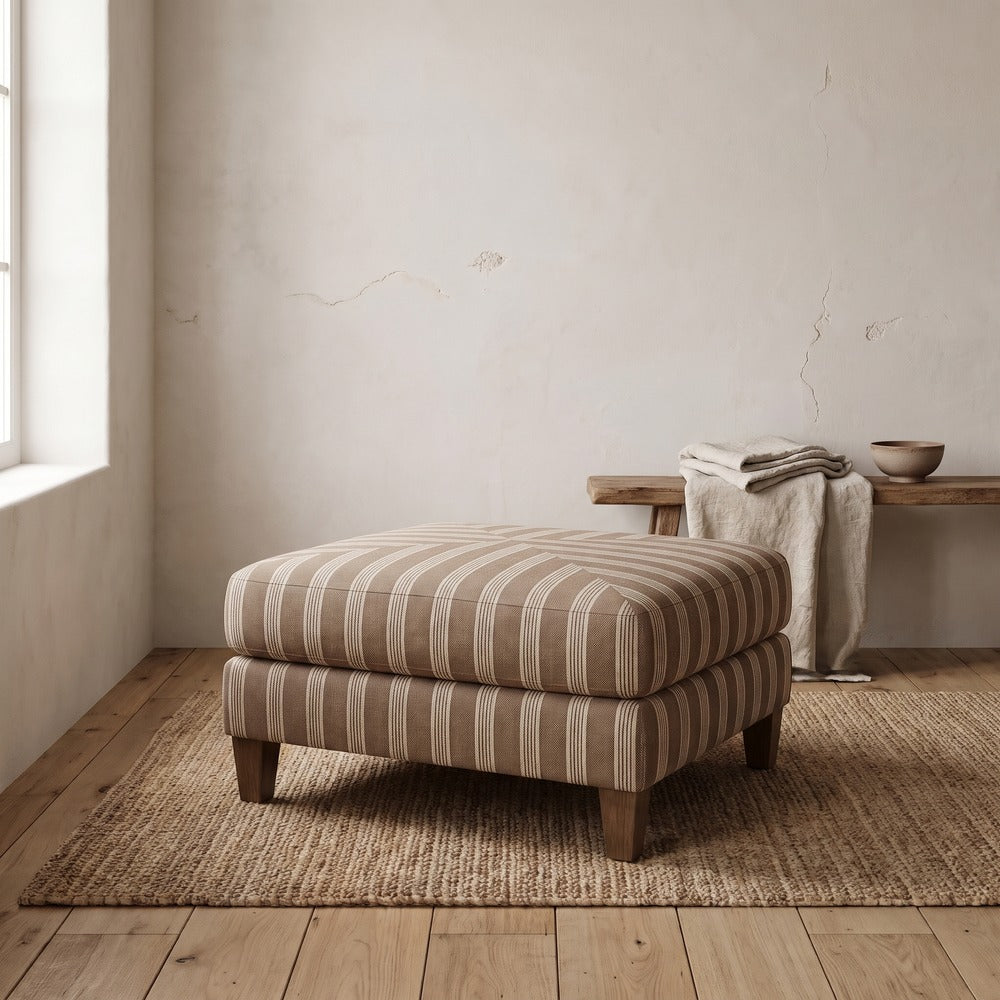 Moreau Ottoman, styled at home