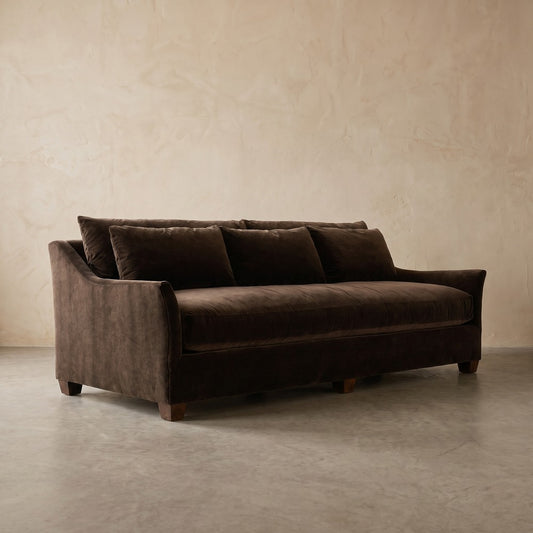 Moreau Sofa in Bark, alternate view