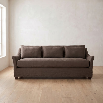 Moreau Sleeper Sofa in Bark Linen