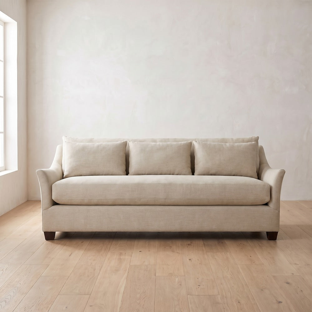 Moreau Sleeper Sofa in Natural Performance Linen