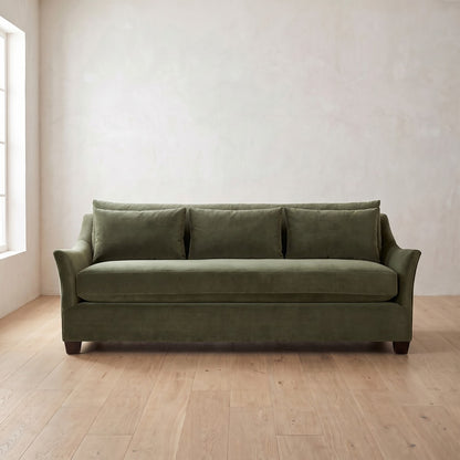 Moreau Sleeper Sofa in Sage Velvet