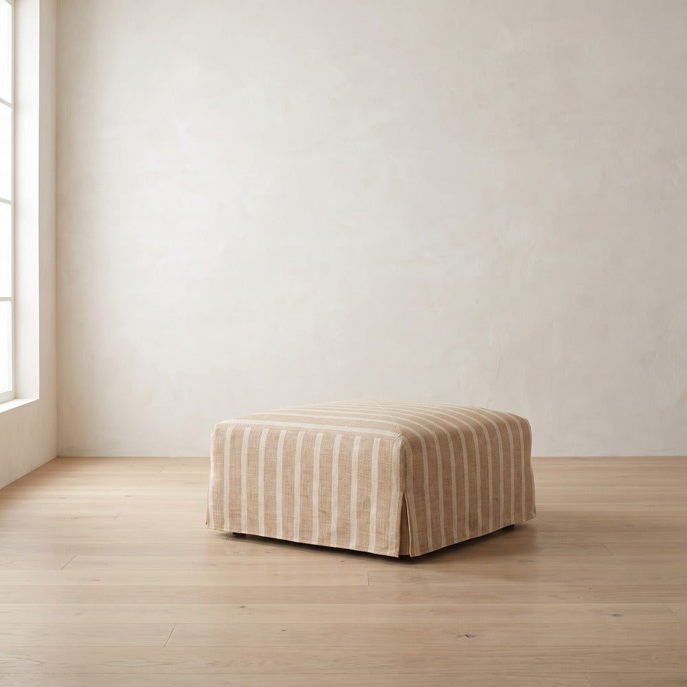 Moreau Slipcover Ottoman