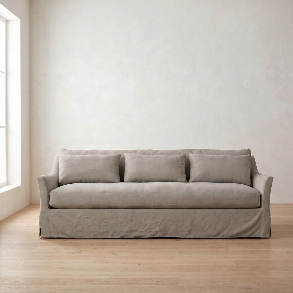 Moreau Slipcover Sofa in Putty Linen