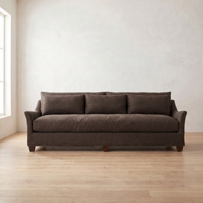 Moreau Sofa in Bark Linen
