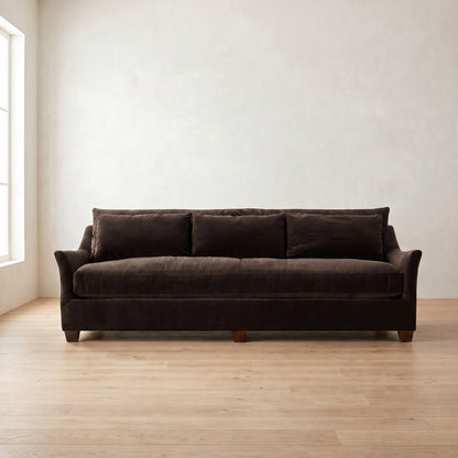 Moreau Sofa in Bark Velvet