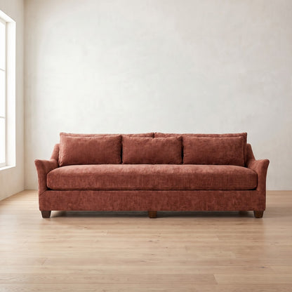 Moreau Sofa in Brick Chenille