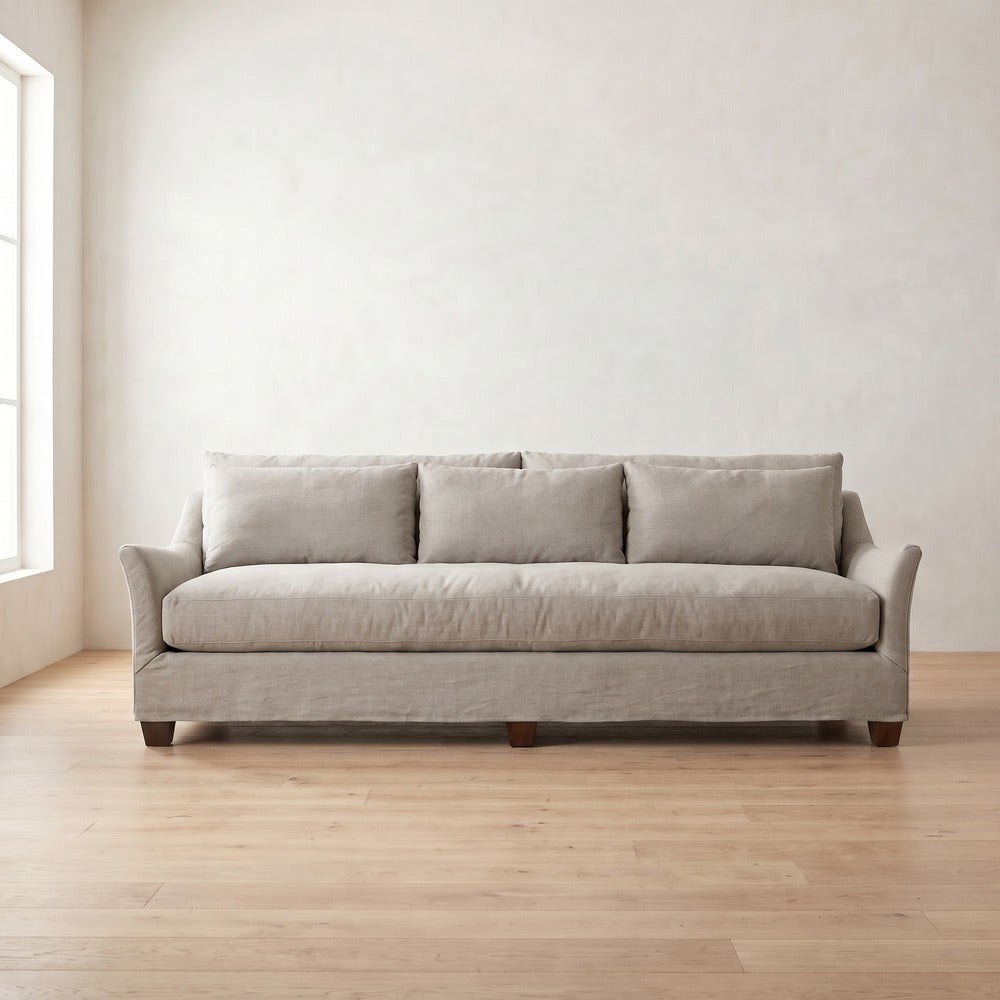 Moreau Sofa in Natural Linen