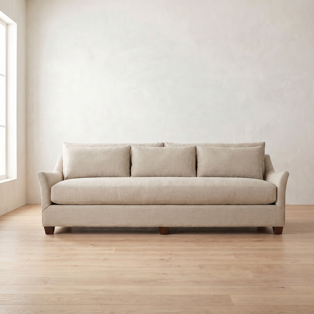 Moreau Sofa in Natural Performance Linen