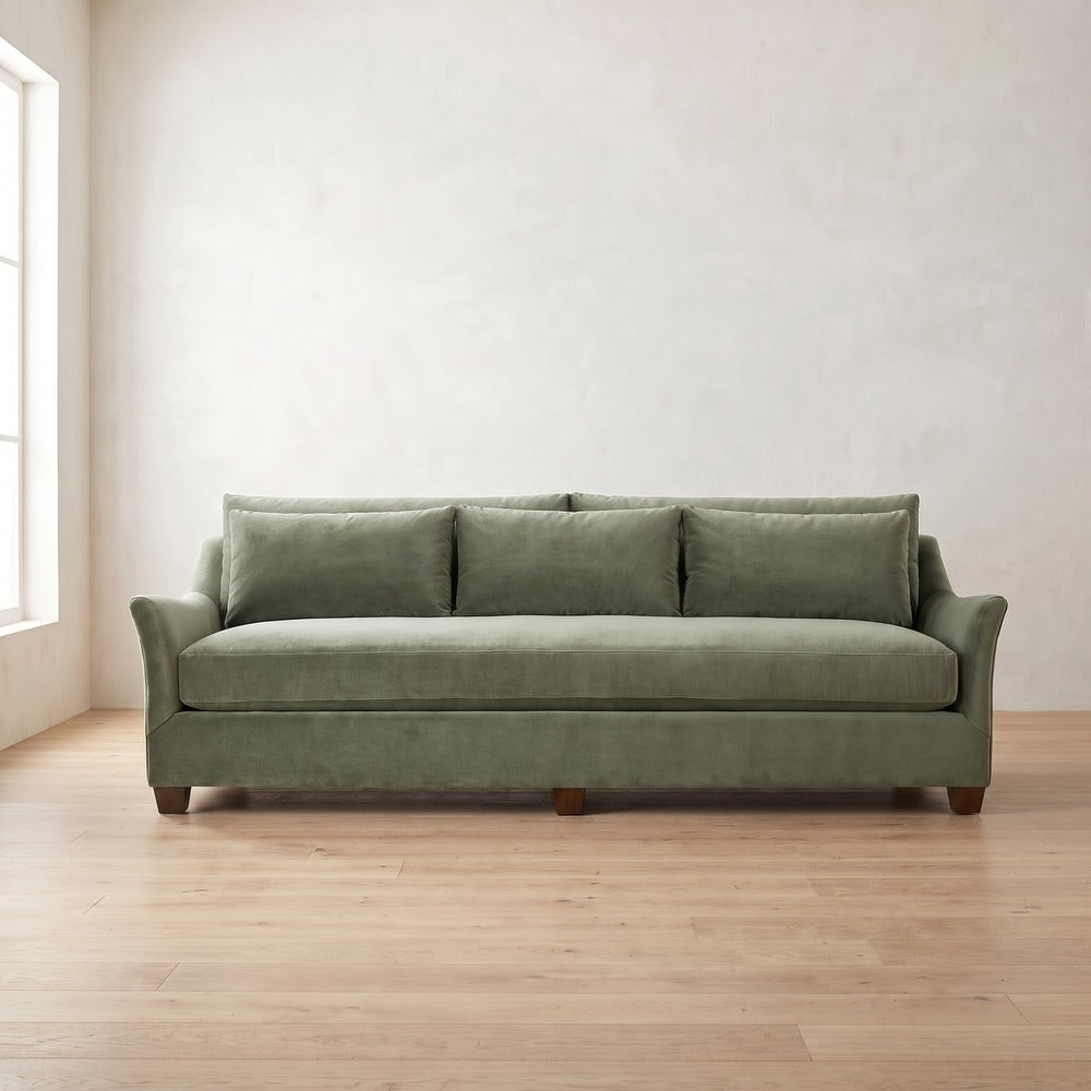 Moreau Sofa in Sage Velvet