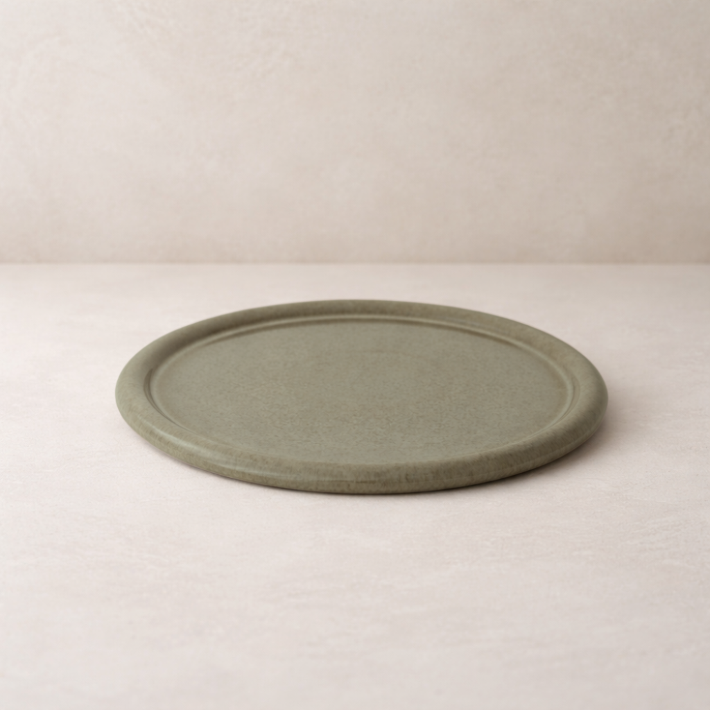 Moss Wide Rim Dinner Plate