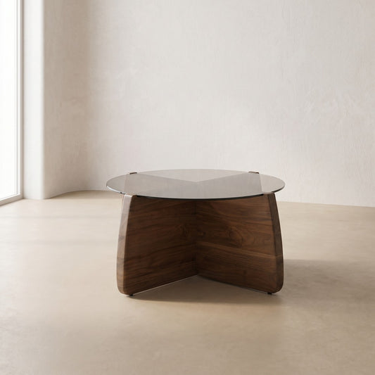 Nova Round Glass Coffee Table