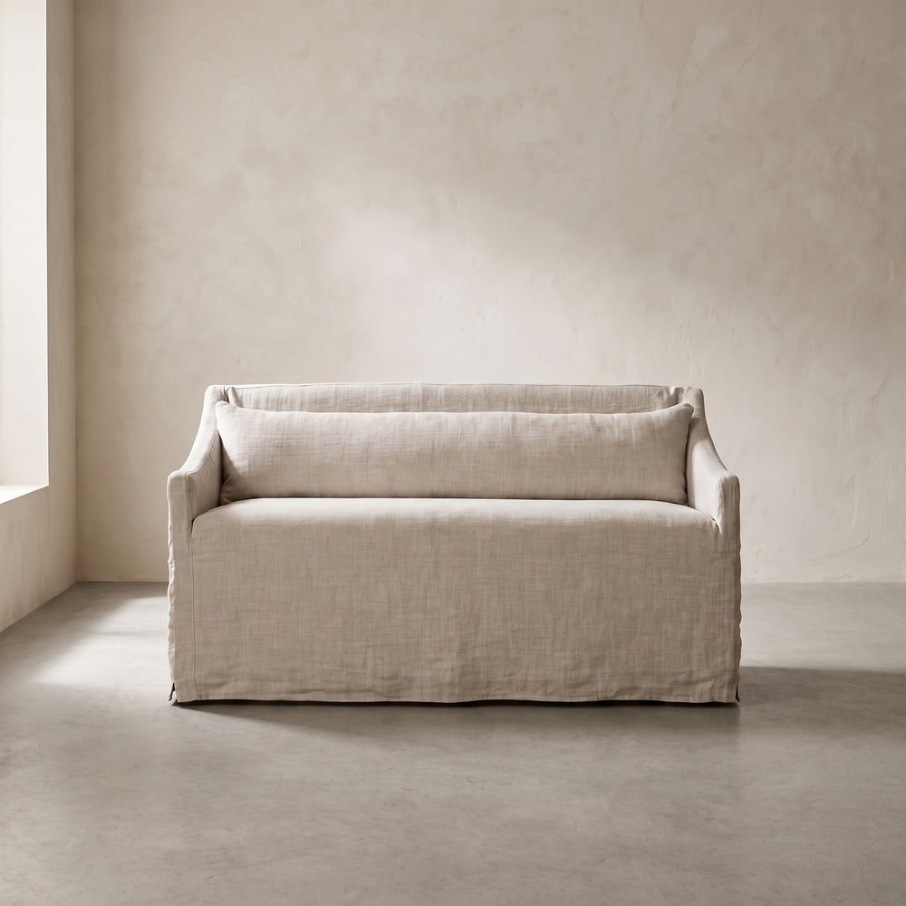 Odessa Slipcovered Dining Banquette