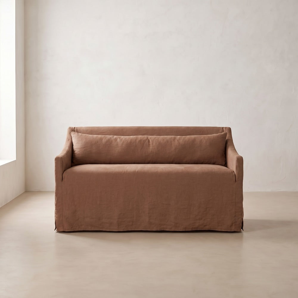 Odessa Slipcovered Dining Banquette