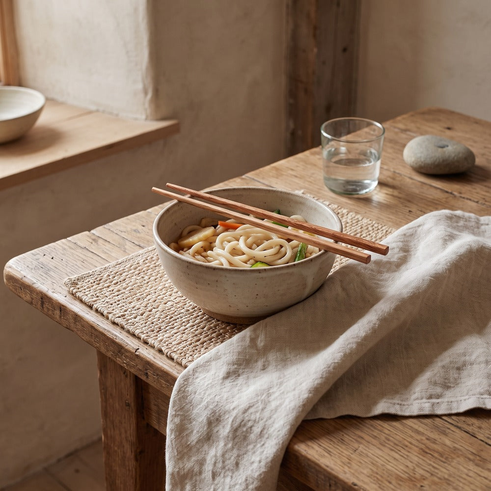 Olive Wood Chopsticks, styled at home