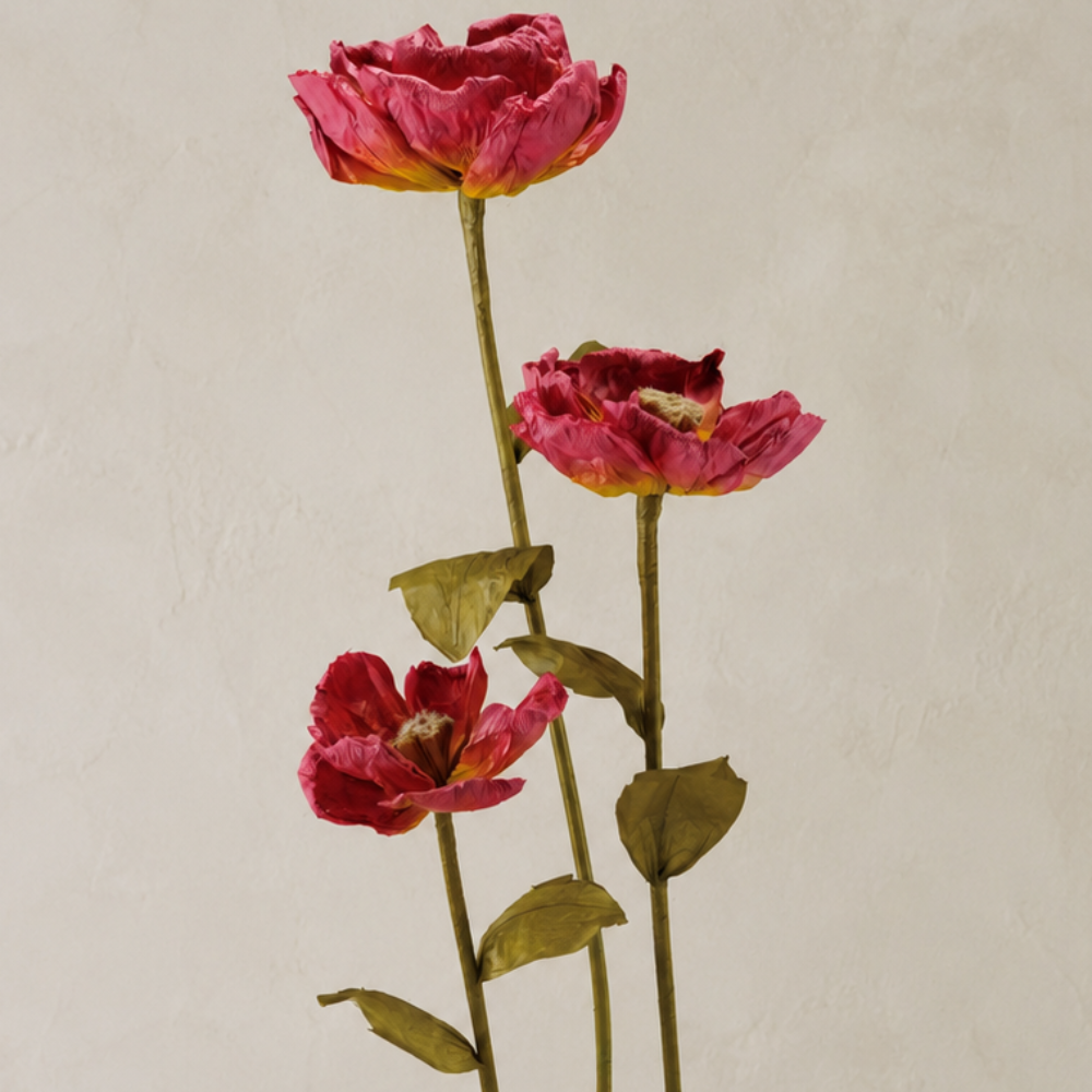 Paper Flowers with Stand