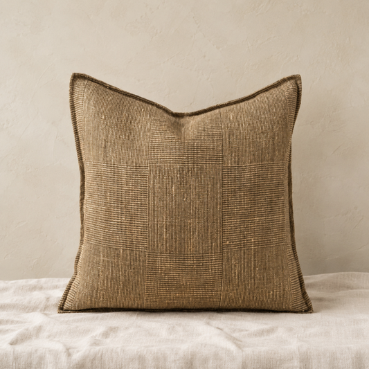 Patch Weave Linen Pillow - 20"x20"