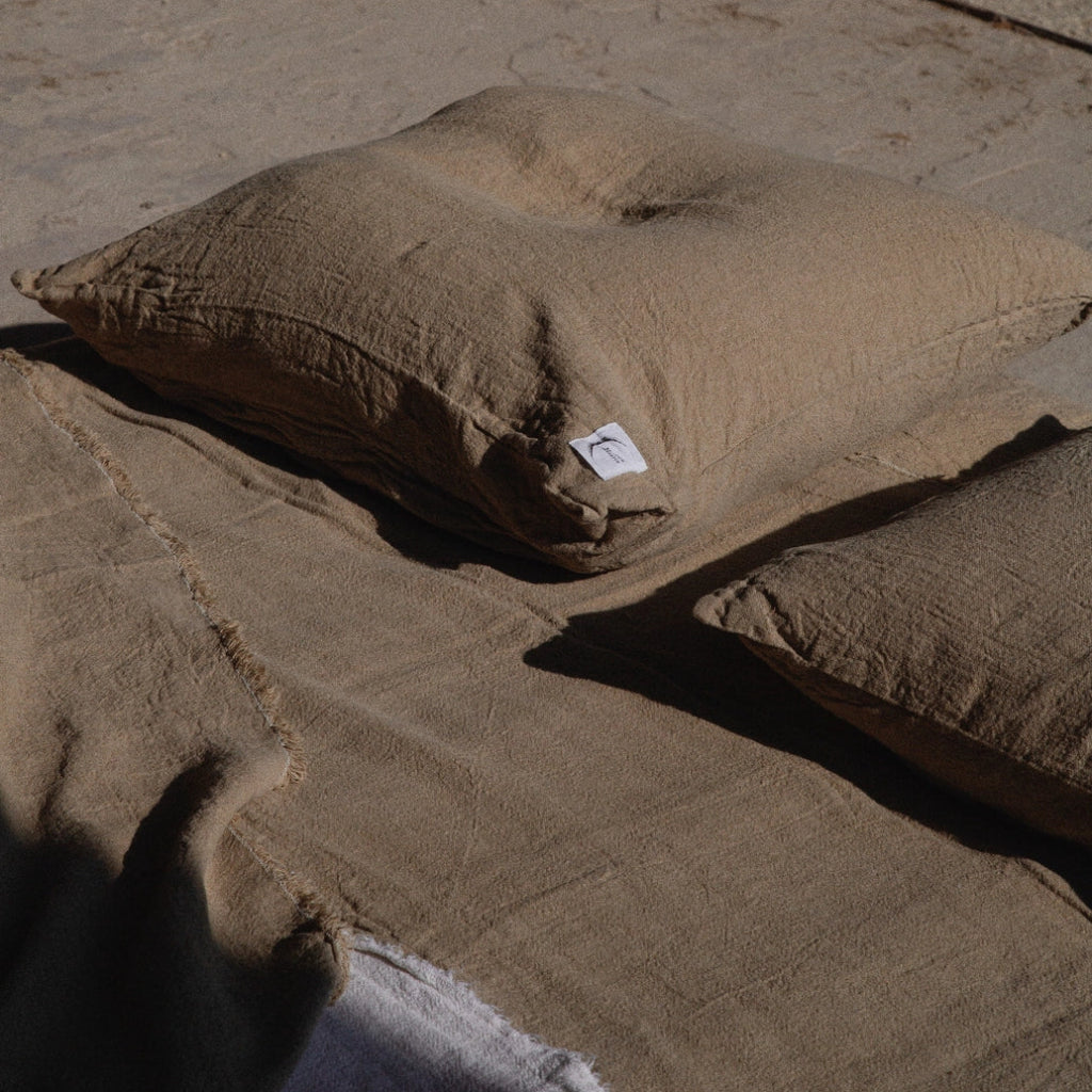 Raw Linen Pillow