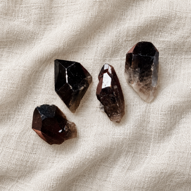 Raw Smoky Quartz Points