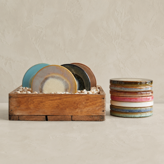 Reactive Glaze Stoneware Trivet