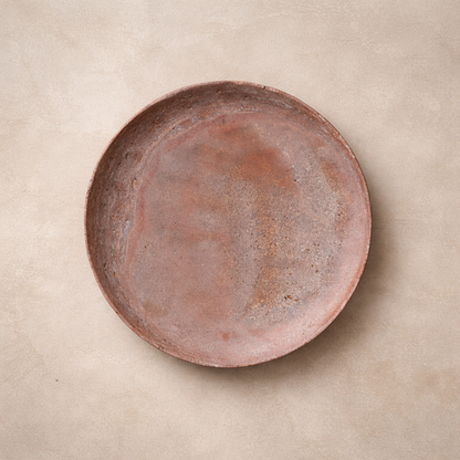 Red Travertine Tray