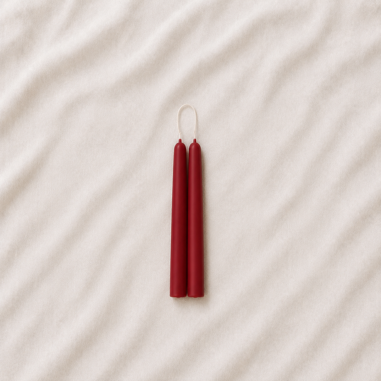 Petite Hand-Dipped Beeswax Taper Candles