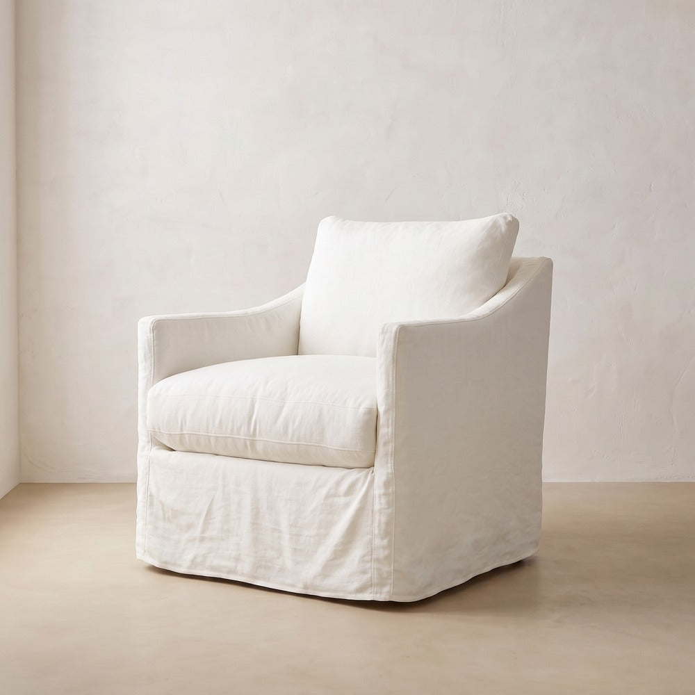 Serena Slipcovered Chair, alternate view