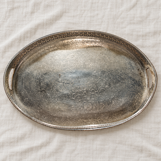 Silverplate Serving Tray