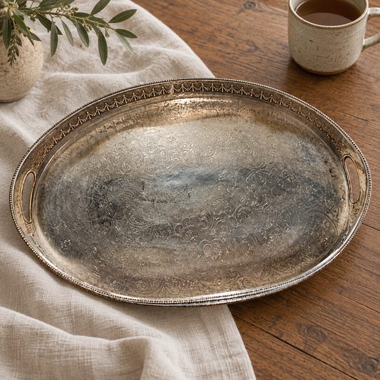 Silverplate Serving Tray