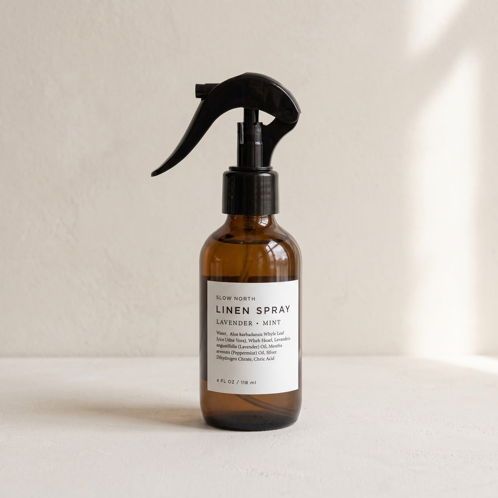 Slow North Linen Spray, Lavender + Mint 4 oz