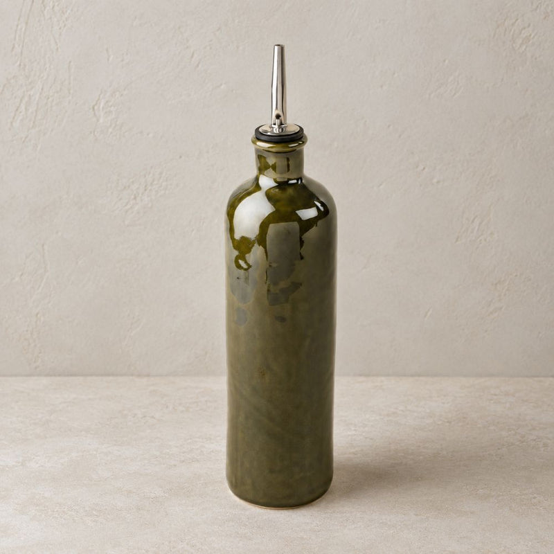 Stoneware Olive Oil Cruet
