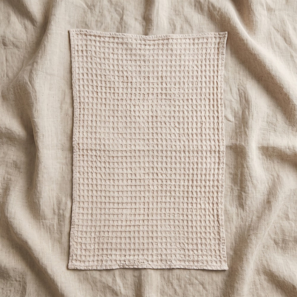 Waffle Tea Towel, Natural