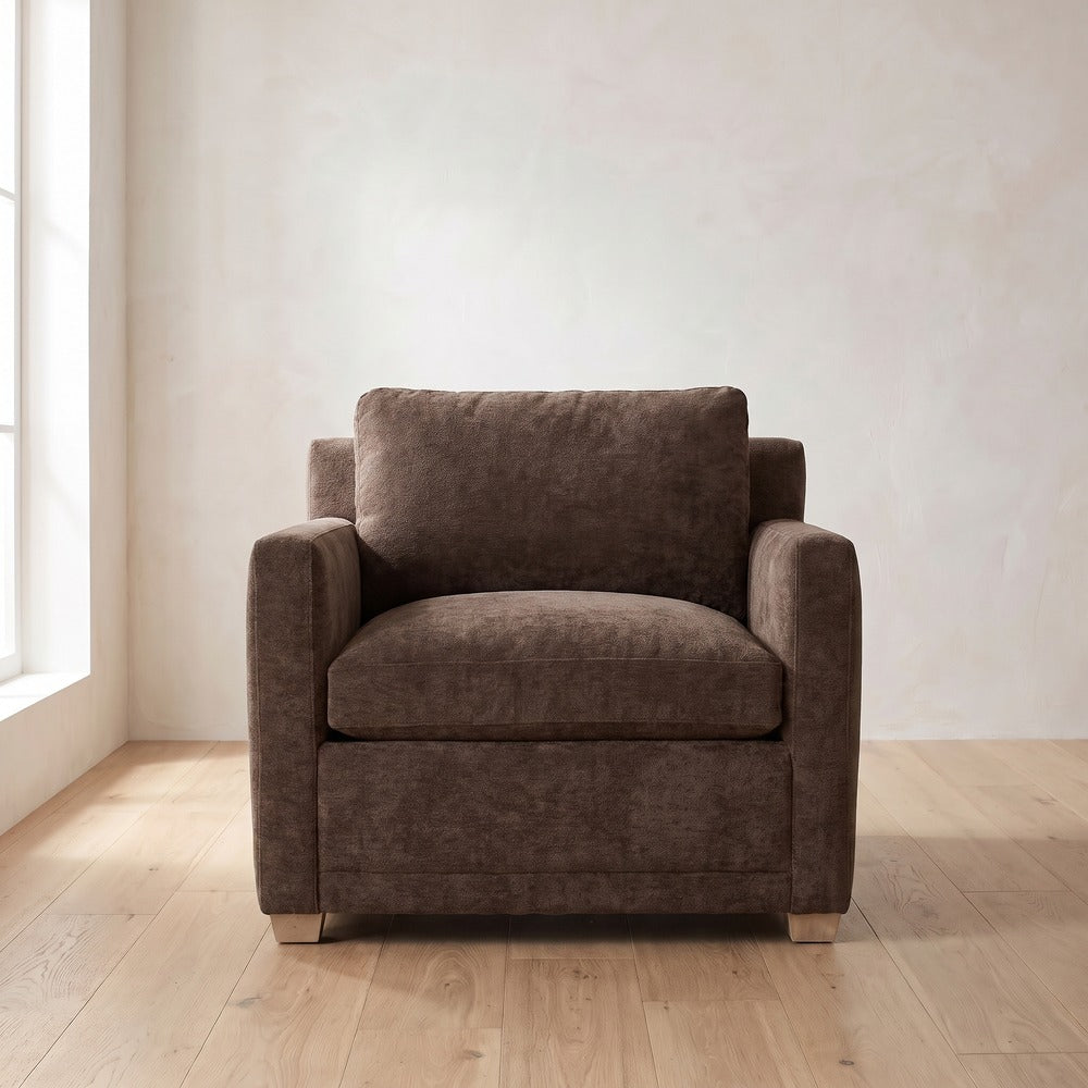 Sylvie Chair in Bark Chenille