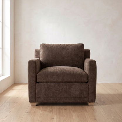 Sylvie Chair in Bark Chenille