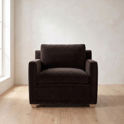 Sylvie Chair in Bark Velvet