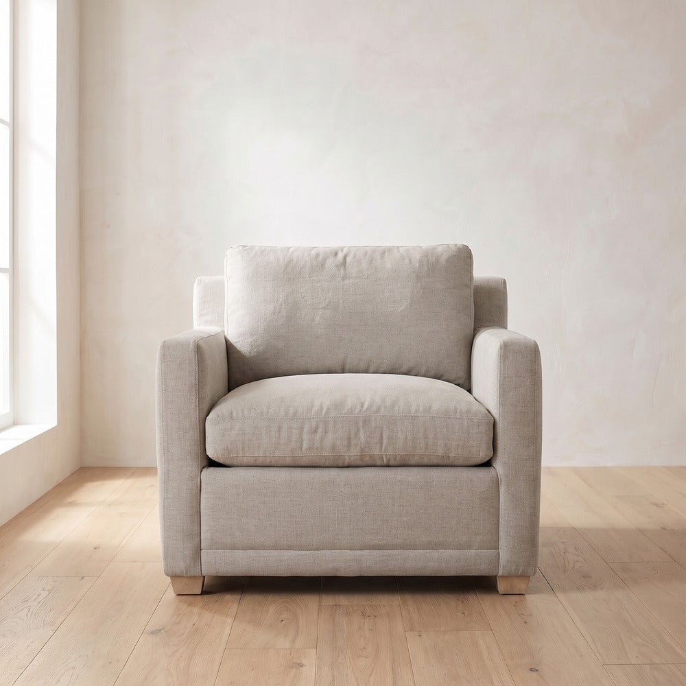 Sylvie Chair in Natural Linen
