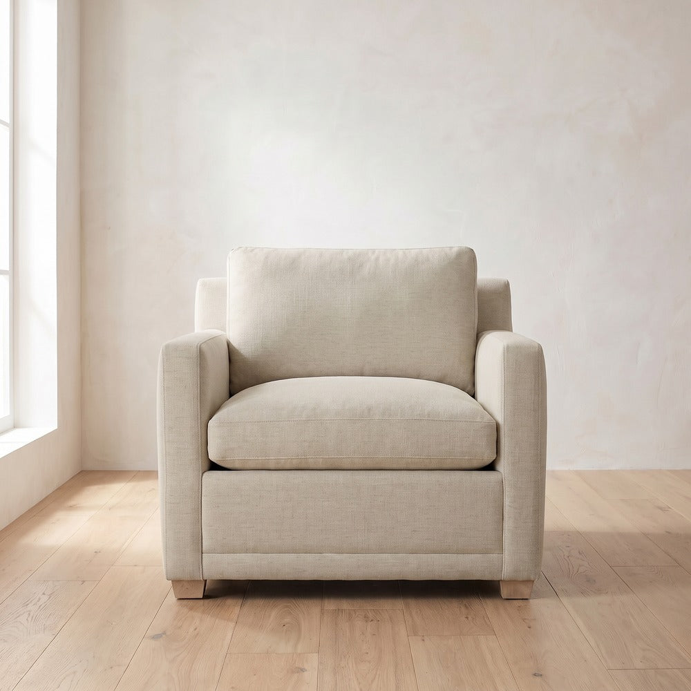 Sylvie Chair in Natural Performance Linen
