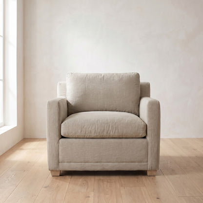 Sylvie Chair in Putty Linen