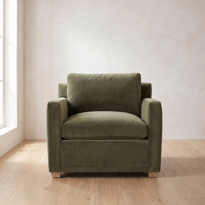 Sylvie Chair in Sage Velvet