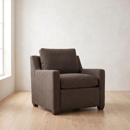 Sylvie Power Recliner in Bark Linen