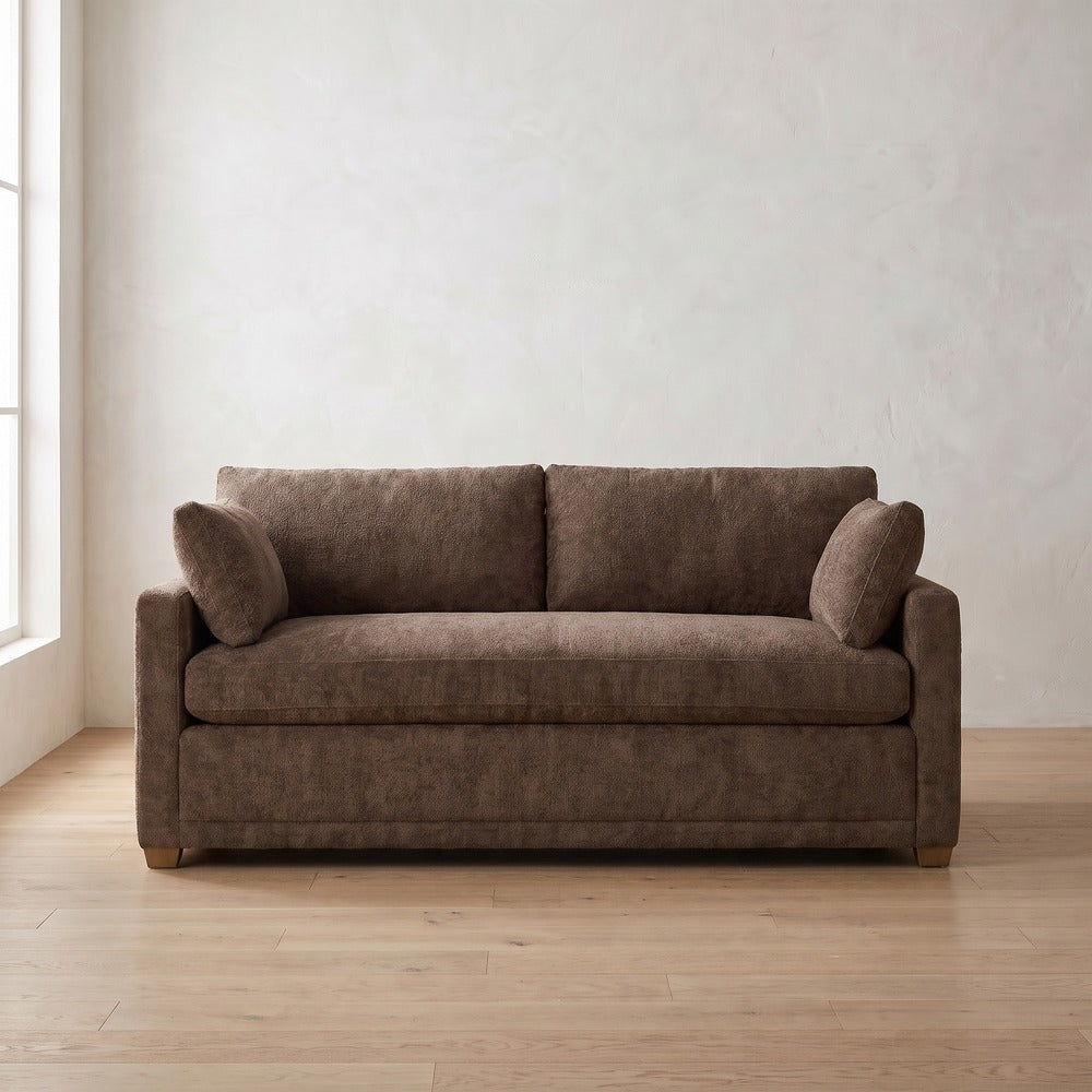 Sylvie Sleeper Sofa in Bark Chenille