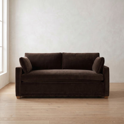 Sylvie Sleeper Sofa in Bark Velvet