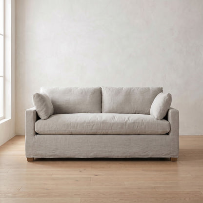 Sylvie Sleeper Sofa in Natural Linen