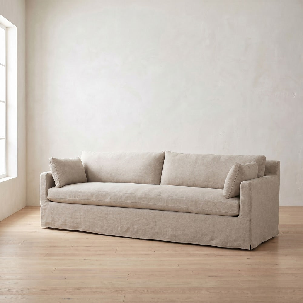 Sylvie Slipcover Sofa, styled at home