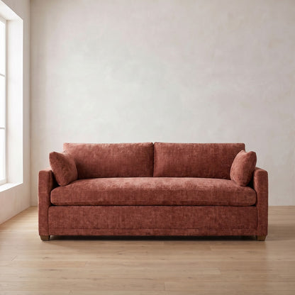 Sylvie Sofa in Brick Chenille