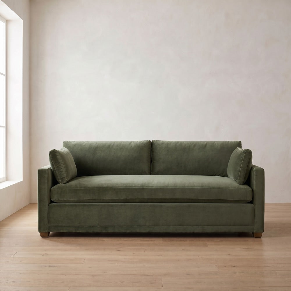 Sylvie Sofa in Sage Velvet