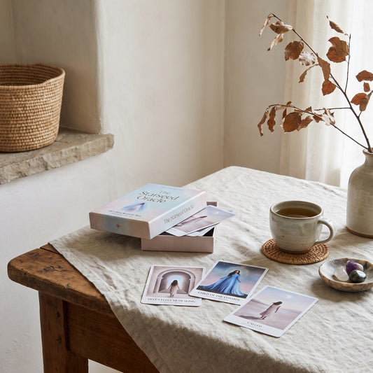 The Starseed Oracle Deck, styled at home
