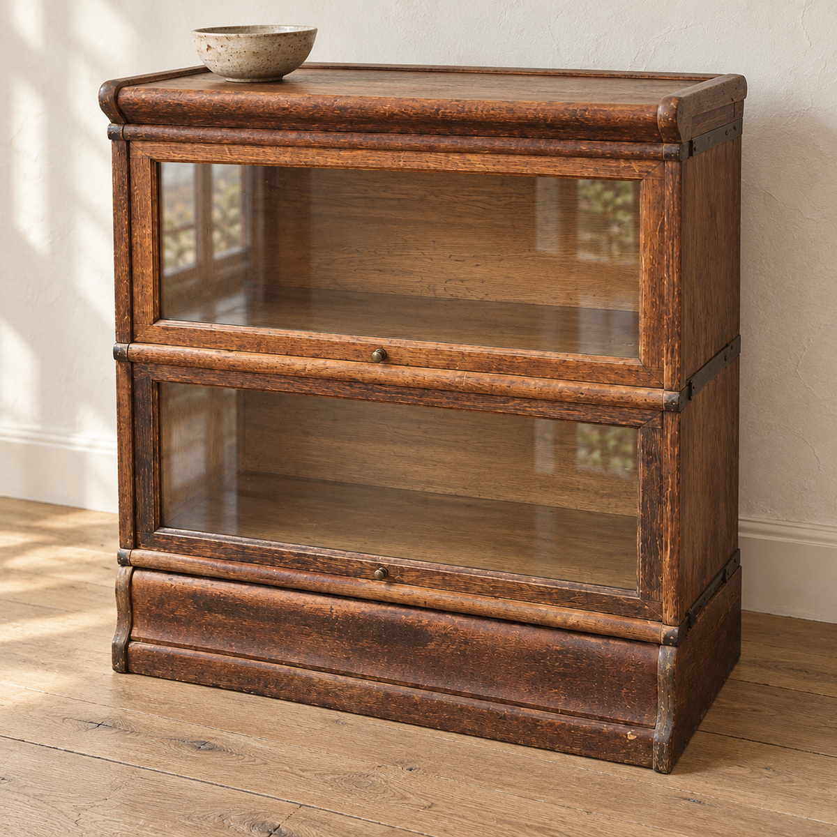 Two Stack Barrister Bookcase