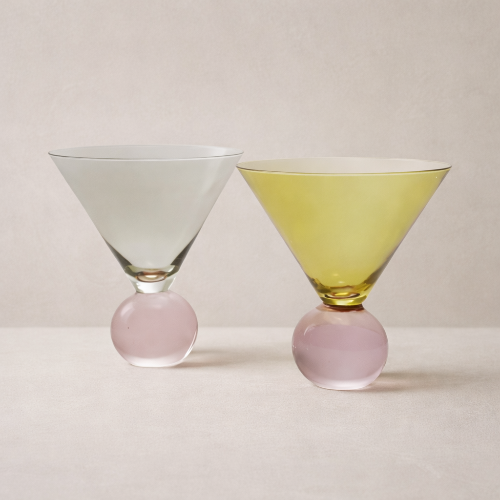 Two-Tone Martini Glass